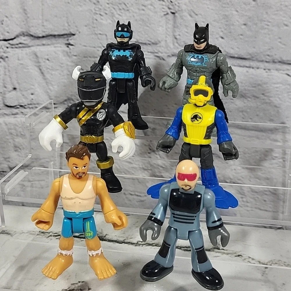 Fisher-Price Imaginext Action Figures Lot‎ Batman Jurassic Diver Power Ranger